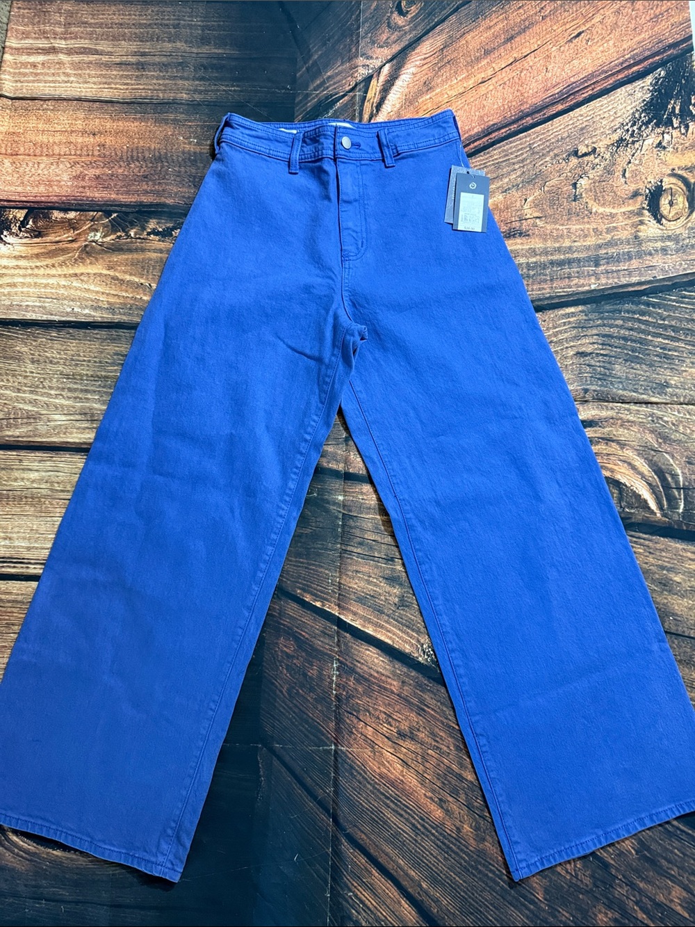 Universal Thread High-Rise Wide-Leg Jeans in Bright Blue